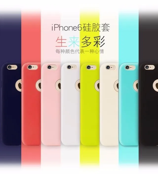 Ультратонкий чехол для iPhone 7, Прозрачный мягкий силиконовый чехол для телефона из ТПУ ярких цветов s, для iPhone 6, 6 S, 5, 5S, SE, 7 Plus, чехол