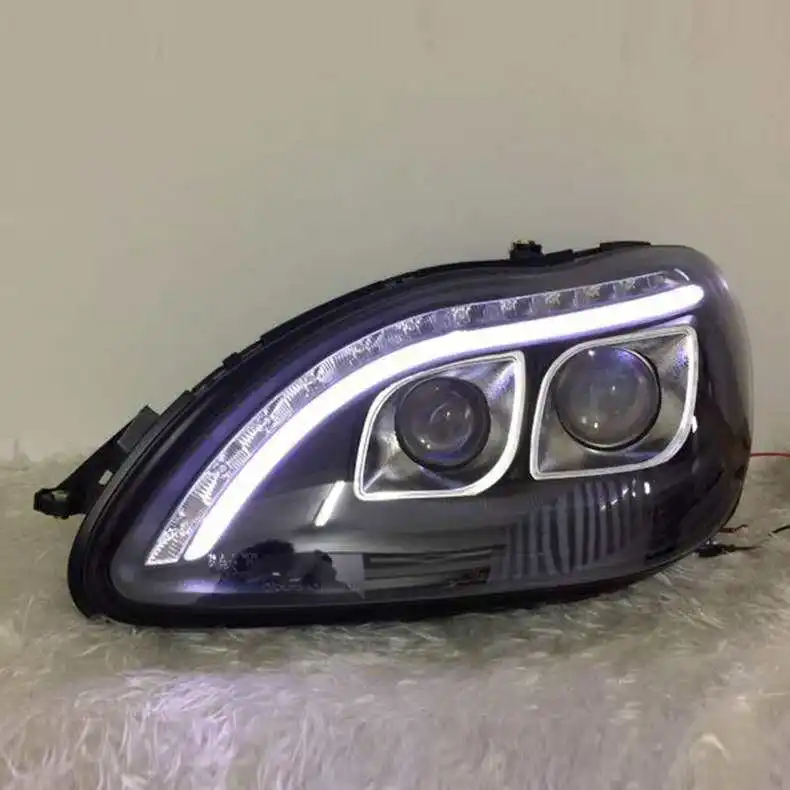 Стайлинг автомобиля для B-enz S280 S320 S500 S600 фары 1998-2005 W220 светодиодный ная фара DRL HID