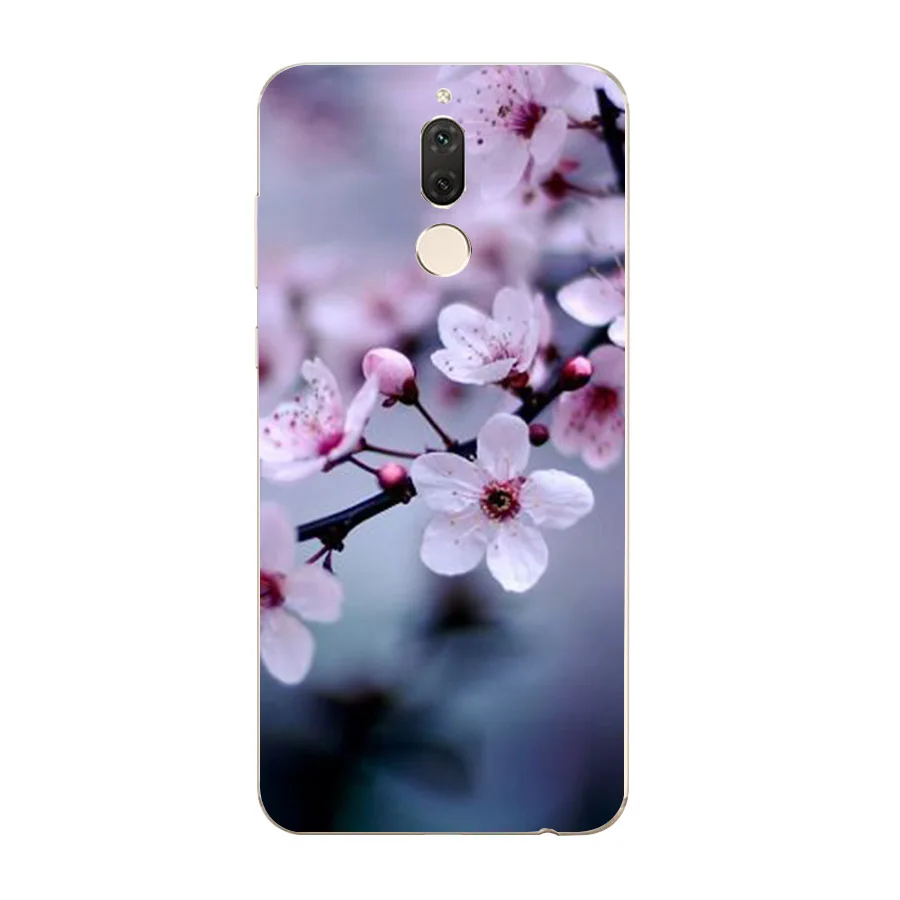 Silicone TPU Case Cover for Huawei mate10 lite Y5 2017 For carcasa huawei y5 Floral Marble Soft matte Capa |