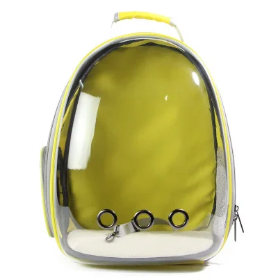 Yellow 9 цветов, стиль, сумка для кошек, сумка для домашних животных, прозрачный рюкзак для кошек, переносная сумка, космическая капсула, модный уютный светильник - Цвет: Yellow