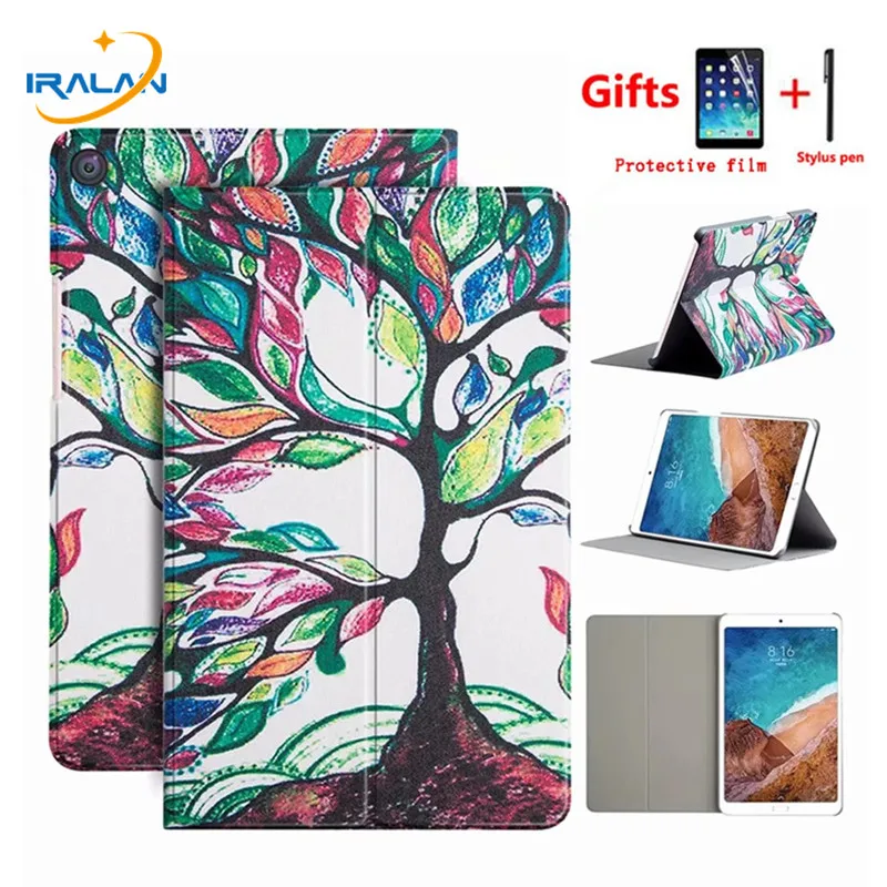 Новый Окрашенные из искусственной кожи флип чехол Подставка для сяо mi pad 4 плюс Pad4