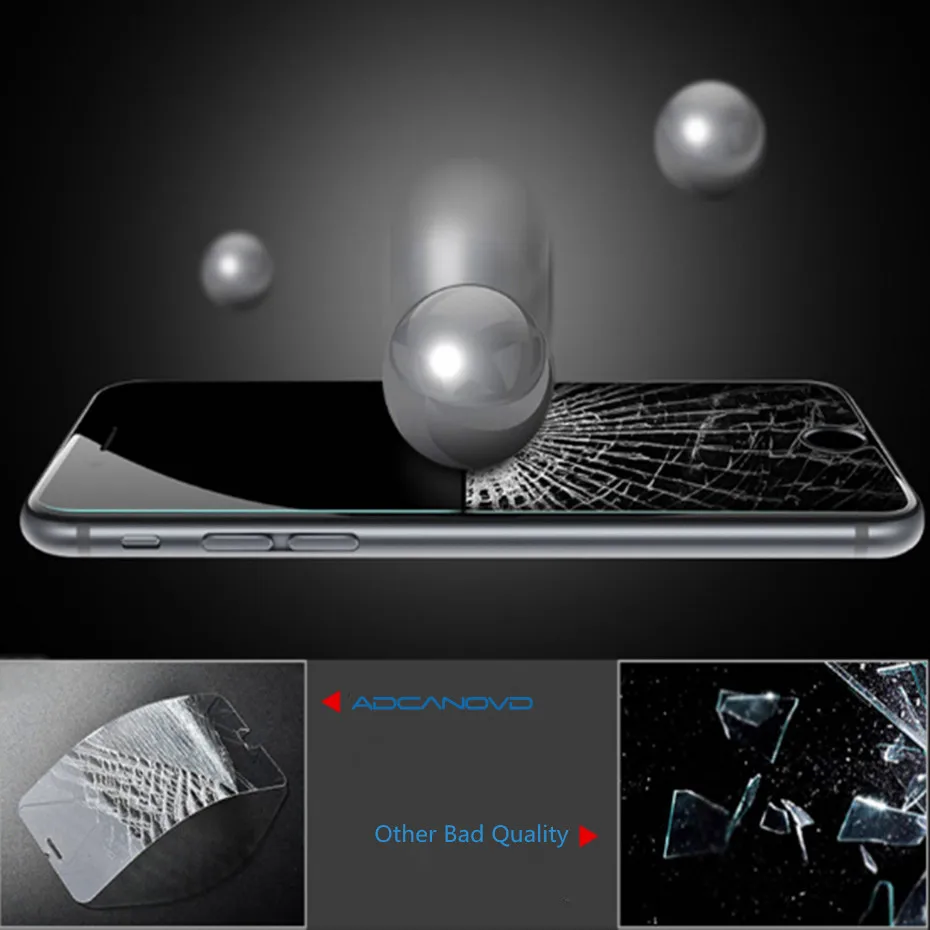 10 шт./лот 9H ультратонкое Защитное стекло для iphone 6 6s 7 8 plus защита экрана закаленное