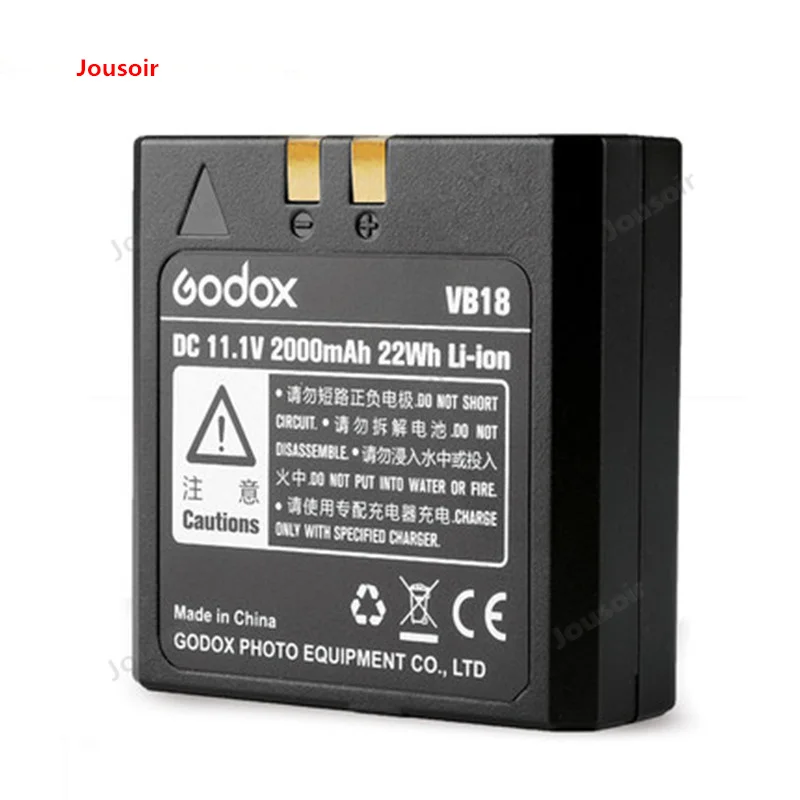 Литий ионный аккумулятор Godox VB18 постоянный ток 11 1 В 2000 мА · ч 22 Вт/ч литий для флеш