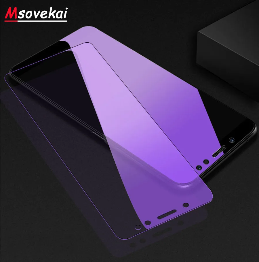 Для Xiaomi mi 8 SE Lite x 2S Max 3 5X 6X A1 A2 Note анти синий светильник из закаленного стекла для