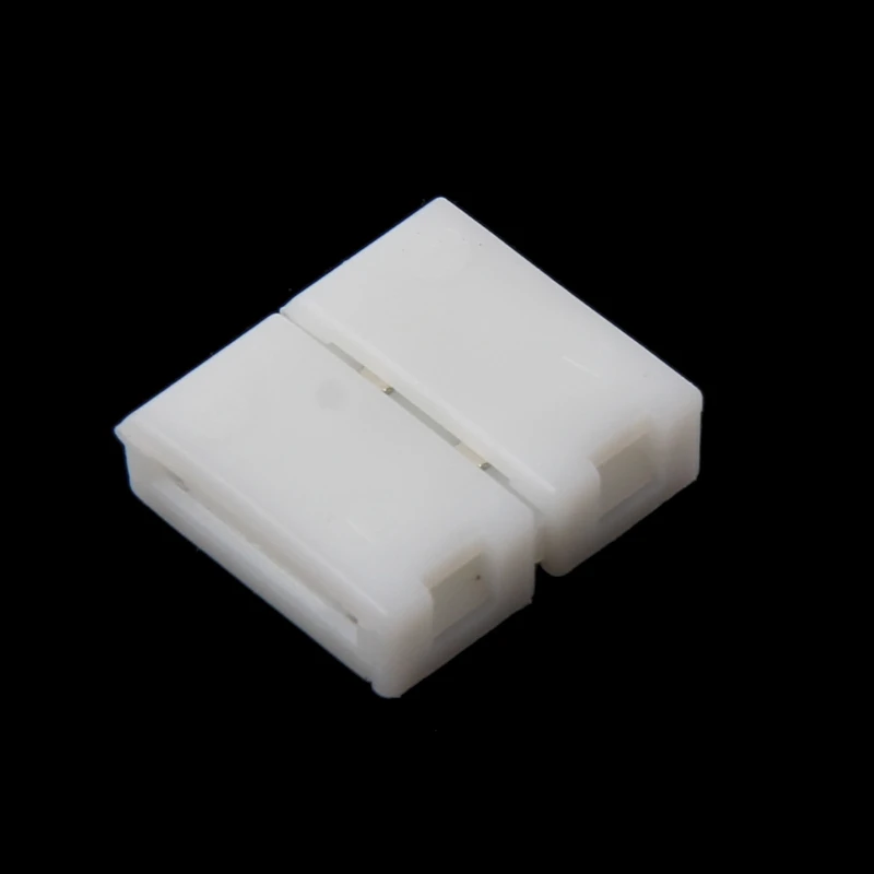 

2 Pin 10mm Solderless Clip-on Coupler For 5050 Single Color LED Strip Light