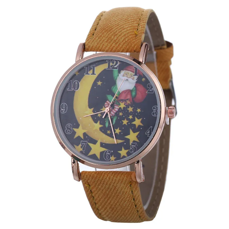 2018 новые модные повседневные женские часы с джинсовым ремешком кварцевые