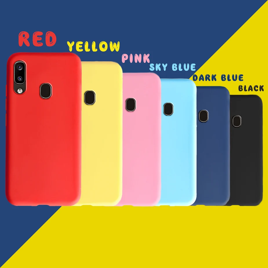 Soft Silicone Phone Case For Samsung Galaxy A10 A20 A30 A40 A50 A60 A70 A20e A10s A20s A30s TPU Cover A 10 20 30 40 | Мобильные