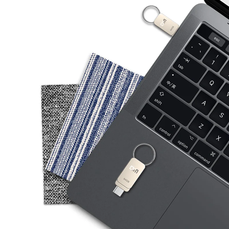 OTG флеш диск USB 2 0 64 ГБ с двойным разъемом для смартфона и компьютера 32 Гб 16