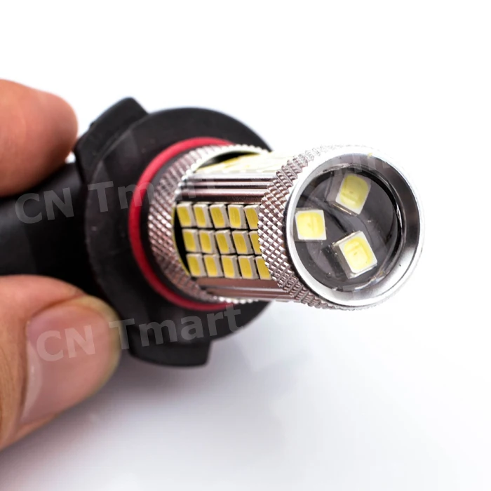 2 шт. 9005 HB3 63 SMD 2835 Светодиодный противотуманный светильник дневные ходовые огни DRL