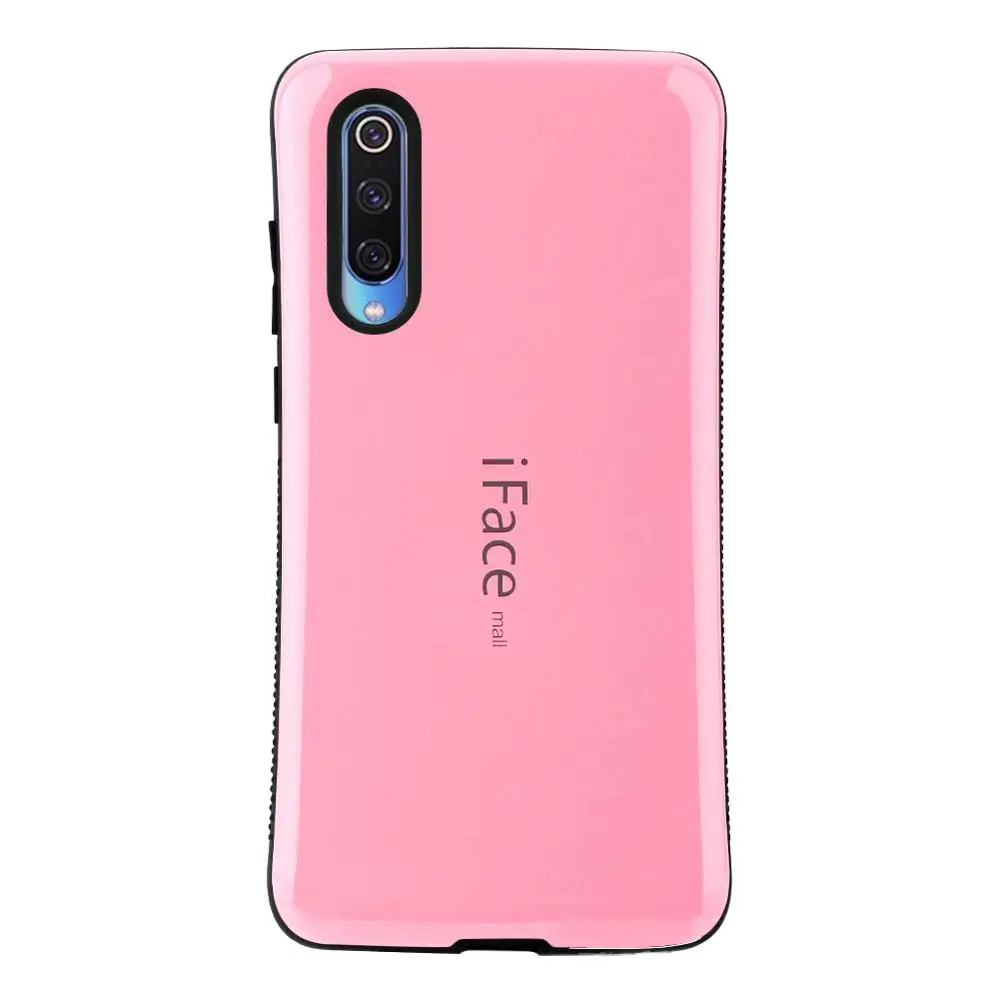 Розовый iFace Mall Case for xiaomi Mi9 Mi 9 Heavy Duty Shockproof Back Cover Hard Shell 6.39 Inch Protect Mobile Phone Case - Цвет: Розовый