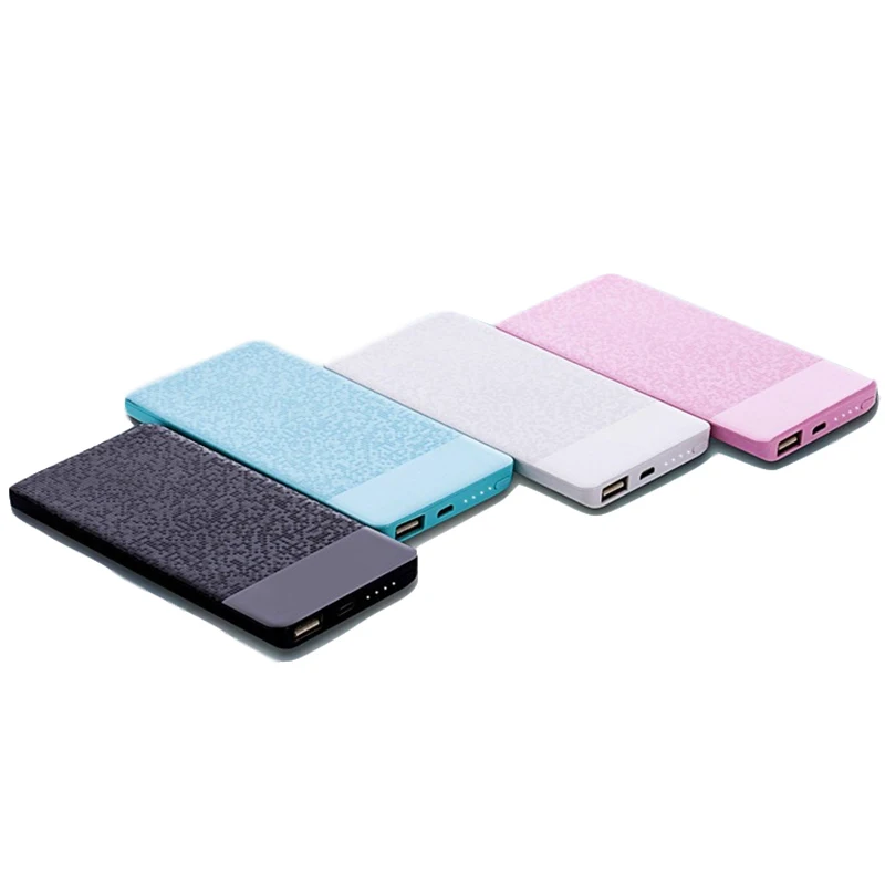 Мини Внешний аккумулятор 5000 мАч портативное Внешнее зарядное устройство USB