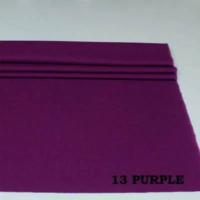 13 purple Хлопок/лен ткани темно-красный фиолетовый оливковый зеленый коричневый верблюд сплошной цвет для DIY Декор Одежда Платье подушки ручной работы Текстиль - Цвет: 13 purple