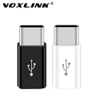 Адаптер VOXLINK с Micro Usb папа на Type-c Micro usb на Type c, конвертер, адаптер для зарядного устройства Huawei Macbook Oneplus Xiaomi