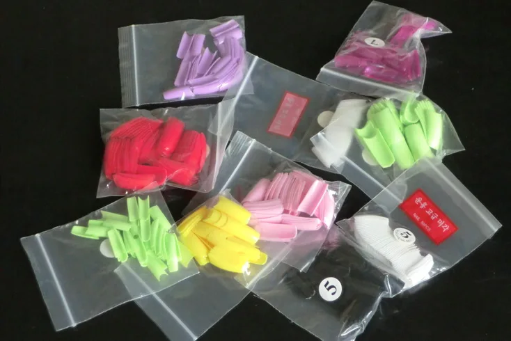 Allwin красоты 500 шт Французский Стиль накладные искусственные акриловые ногти