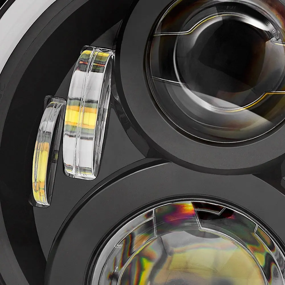 Светодиодные фары 120 Вт 7 дюймов для Hummer H1 H2 DRL Halo Jeep Wrangler TJ JK & Unlimited 1997 2018 2 шт.|angel