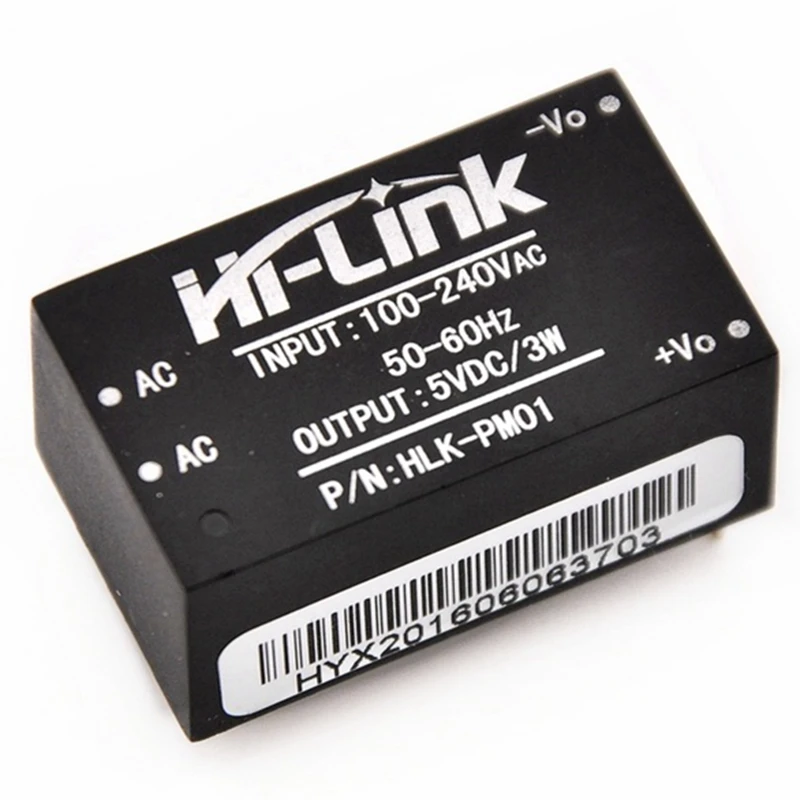 Elecrow HLK PM01 мини блок питания AC DC 220 В до 5 понижающий Умный домашний переключатель DIY