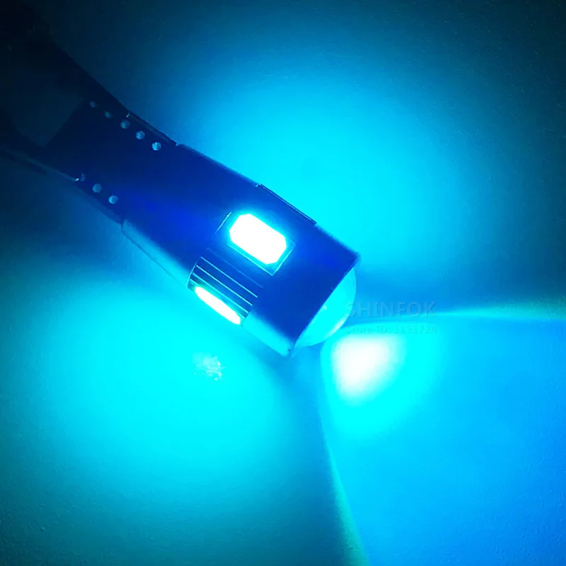 T10 W5W canbus без ошибок 6 SMD 5630 5730 светодиодный фонарь высокой мощности автомобильный
