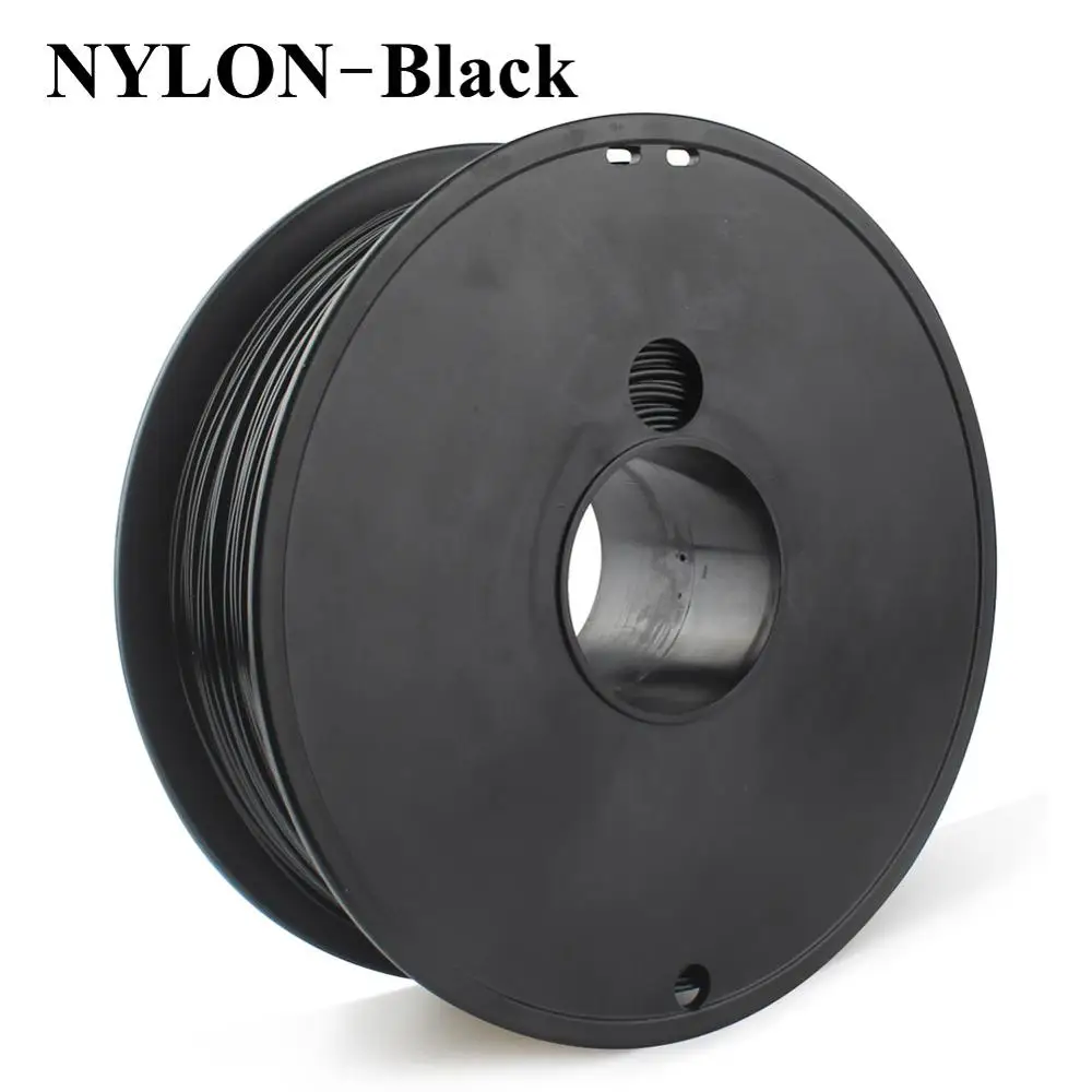 Nylon-Black CREOZONE Премиум нить для 3d принтера 1,75 1 кг PETG ABS углеродное волокно TPU нейлон/PA Металл бедра 3D пластиковая нить - Цвет: Nylon-Black