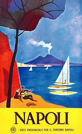Элементы Sun Art Travel Italy Landscape винтажный Ретро Крафт-холст постер DIY настенные