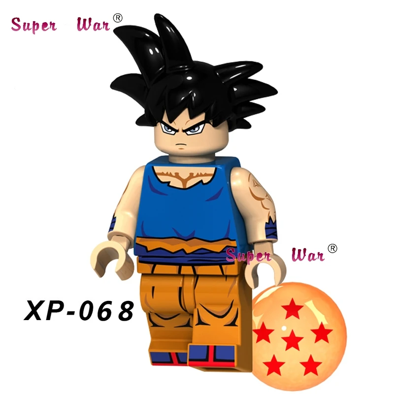 XP068 Один строительные блоки Dragon Ball Z Torankusu мультфильм серии Broli Vegeta сын лопуха модель кирпич детские игрушки для детей - Цвет: XP068