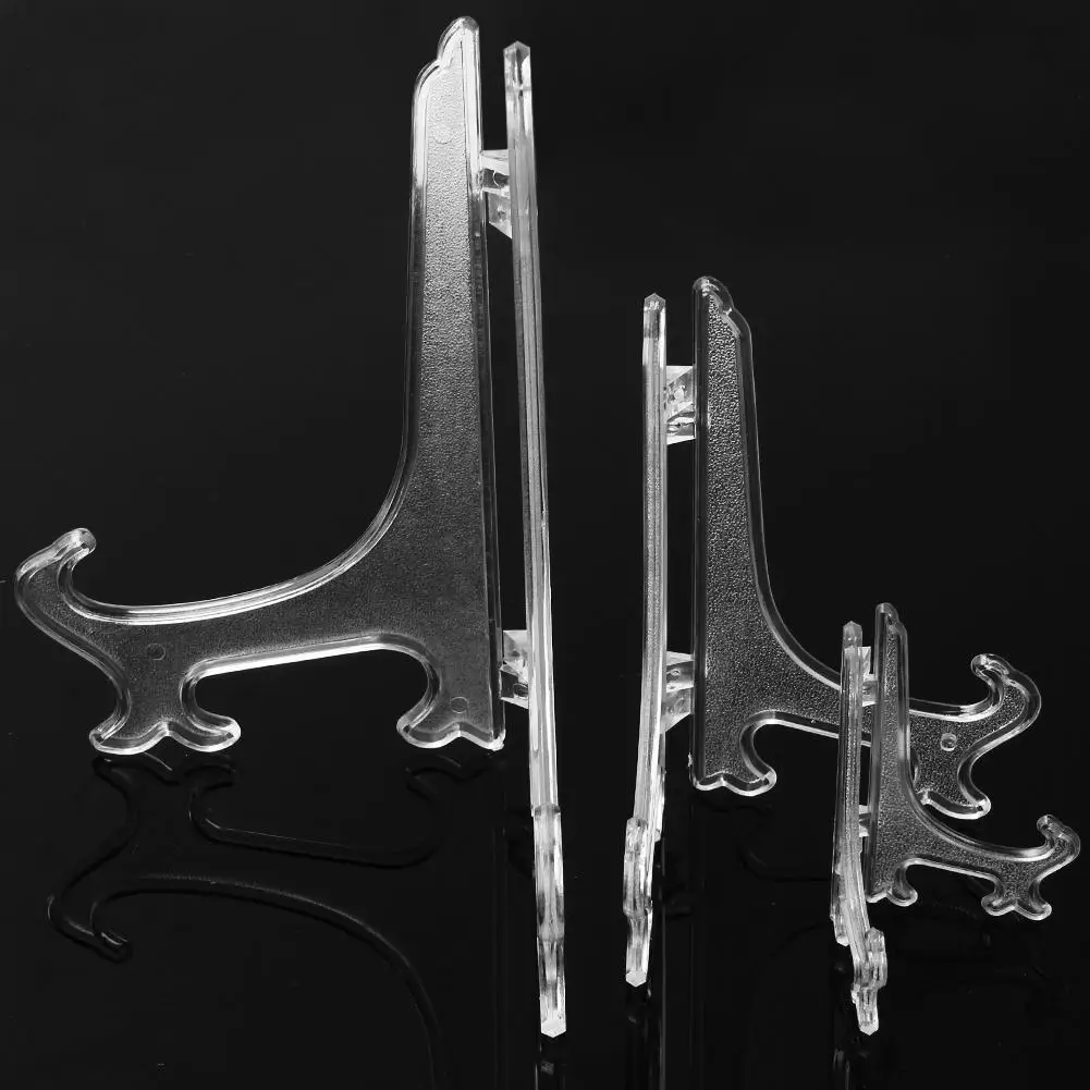 3 шт. пластиковые прозрачные рамки для фотографий|display plate holder|frame holderbowl holder |