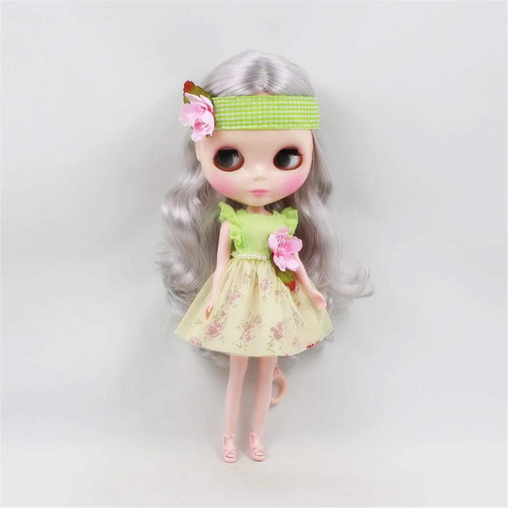 Одежда для кукол blyth спортивное платье с цветочным рисунком Красивая Зеленая фея