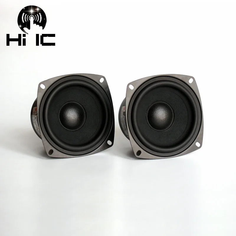 2 шт. 4 дюймовый 50 Вт Hi Fi сабвуфер колонка WooferAudio бас громкий динамик Ом/8