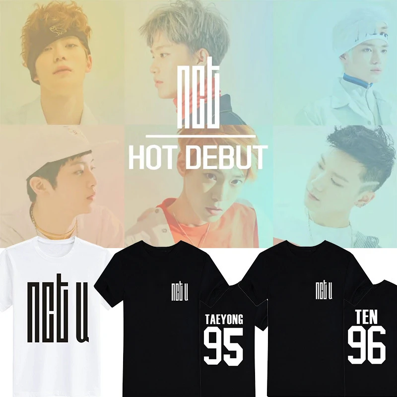 Mainlead Kpop NCT U новый альбом без вас футболка унисекс JaeHyun Tee TEN DoYoung Топ 2019|Футболки| |