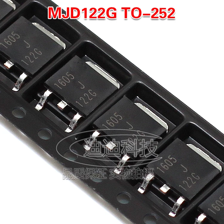 

New MJD122G NPN Transistor Darlington D-PAK TO-252 Power Transistor Chip