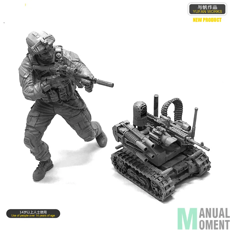Высокое качество миниатюрный 1/35 ВМС США Seal Commando солдат и боевые роботы