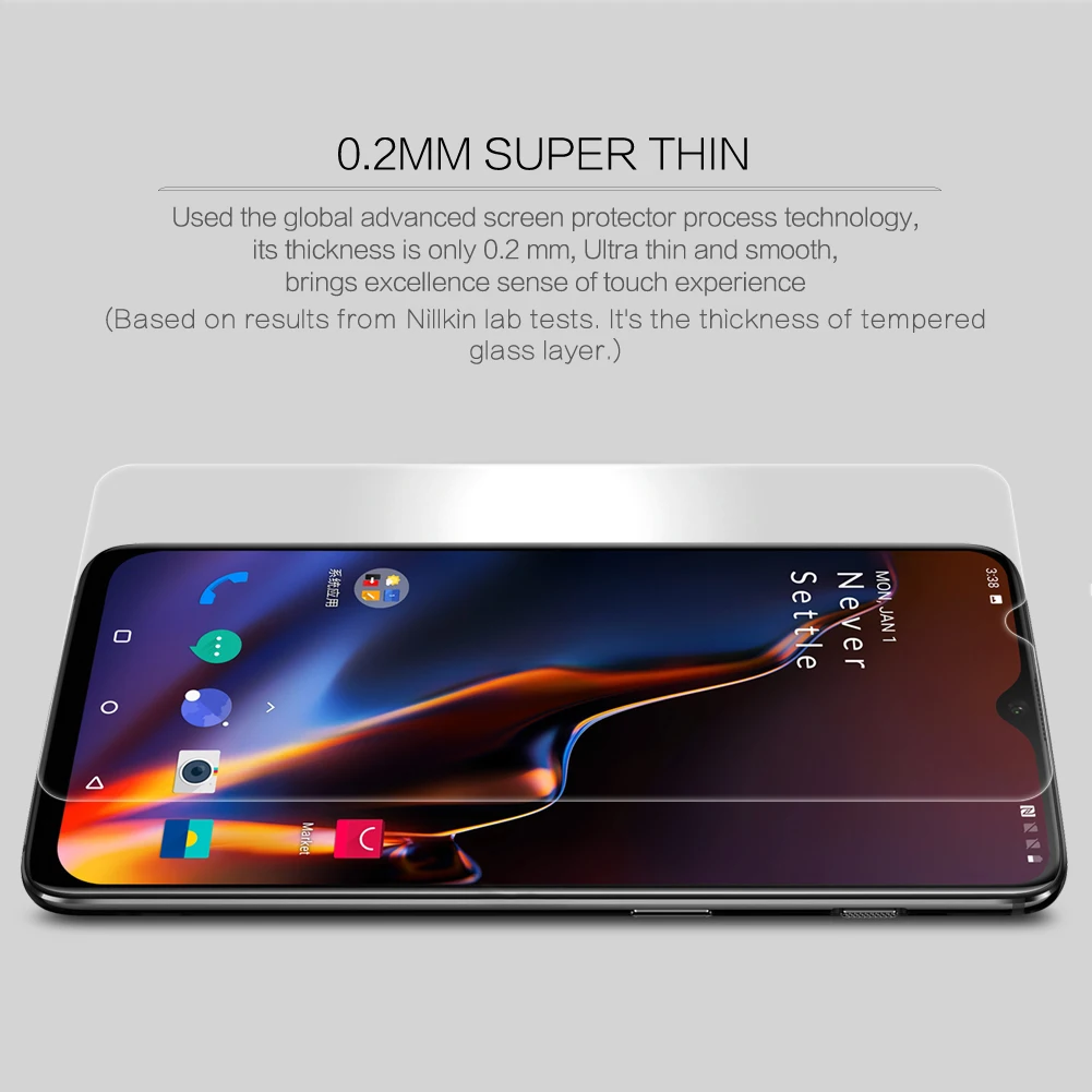 OnePlus 6T закаленное стекло OnePlus 7 стеклянная Защитная пленка Nillkin Amazing H+ PRO 0,2 мм 2.5D стекло для OnePlus 6T