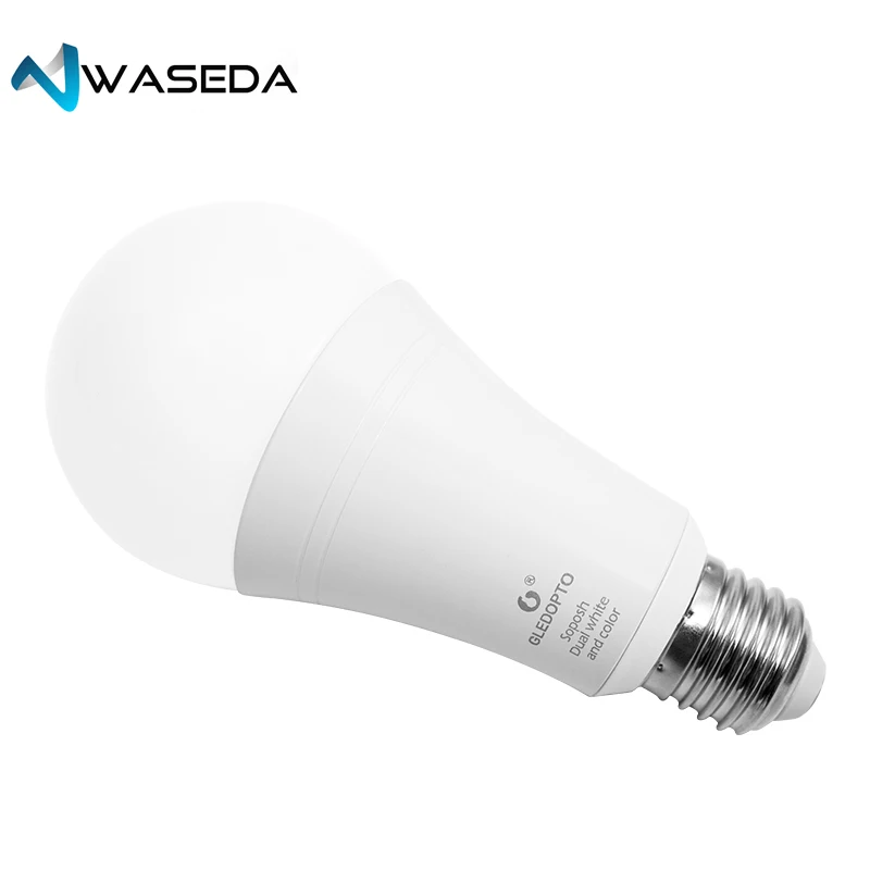 Васеда двойной RGBW 12 Вт светодиодная лампочка ZigBee RGB свет ww/cw AC100-240V ZIBEE ZLL звено