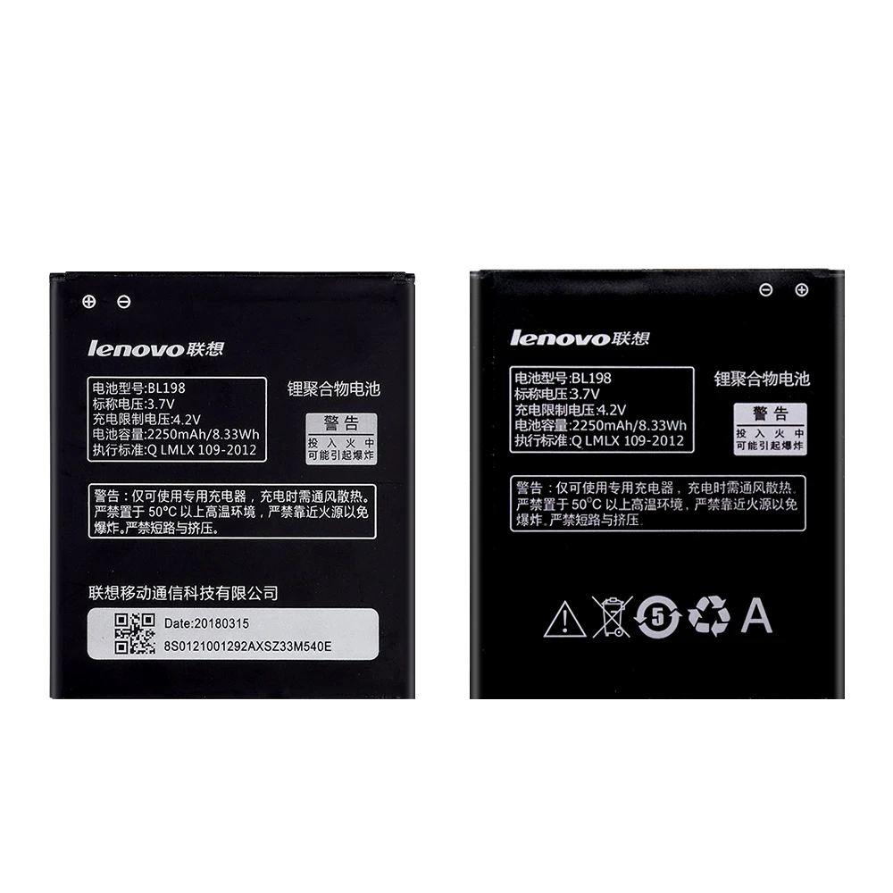 Оригинальный аккумулятор BL198 для Lenovo A859 A860E A850 A830 K860 K860I S880 S880I S890 A678T 2250 мАч akku |