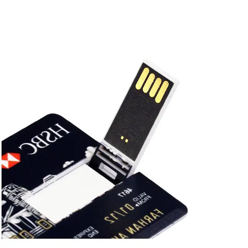Uhe кредитная карта USB флеш-накопитель 8 ГБ 4 16 cle 2 0 32 64 Флешка реальная емкость ключ |