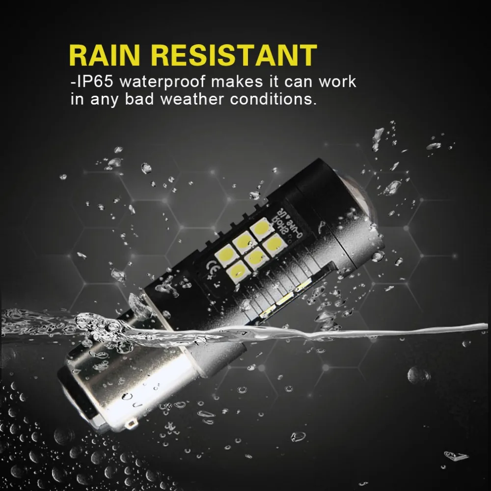 2 шт. 1157 BAY15D светодиодные лампы P21/5 Вт 21 3030SMD автоматические светодиоды лампы тормозной фонарь автомобиля запасной светильник 12V 24V белого и желтого цвета, желтый красный