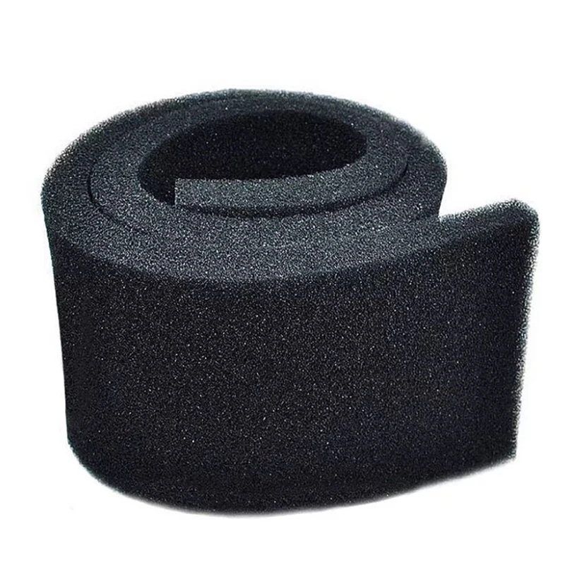 Black 50 см x 50 см x 4 см аквариум биохимический фильтр Губка черная фильтрационная пена коврик светильник вес и мягкость дизайн - Цвет: Black