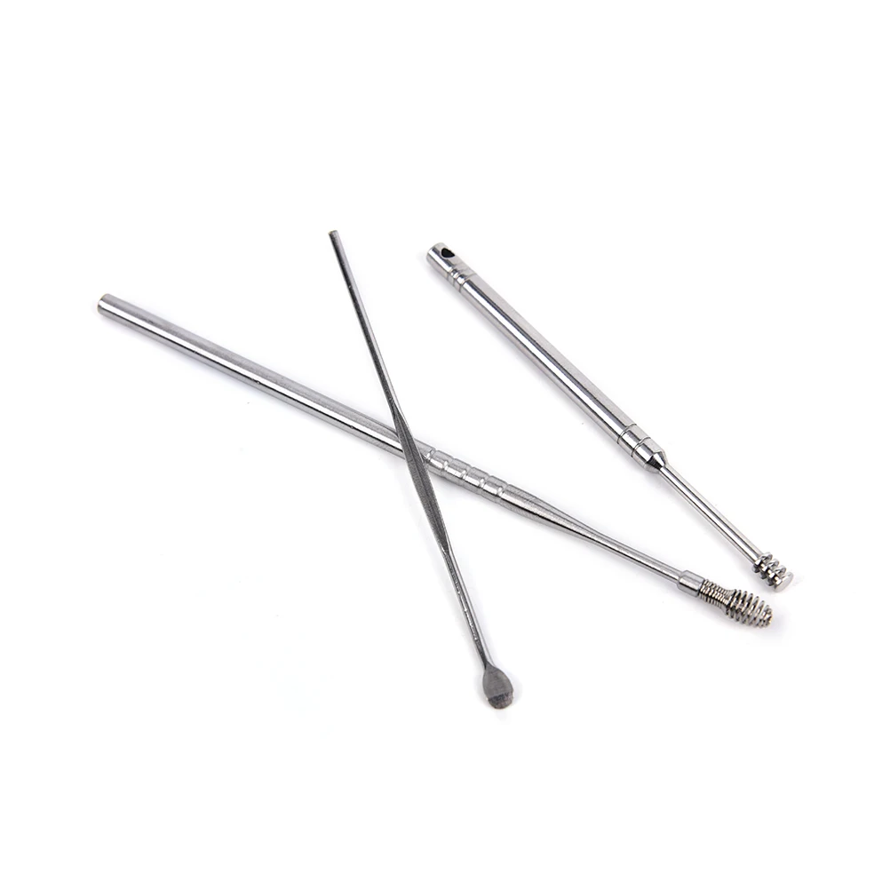 

Stainless Steel Silver Earpick Wax Remover Health Care Tools Ear Pick
