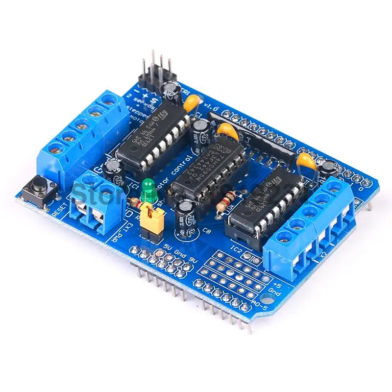 L293D управления двигателем щит Мотор привода Плата расширения для Arduino двигатель |