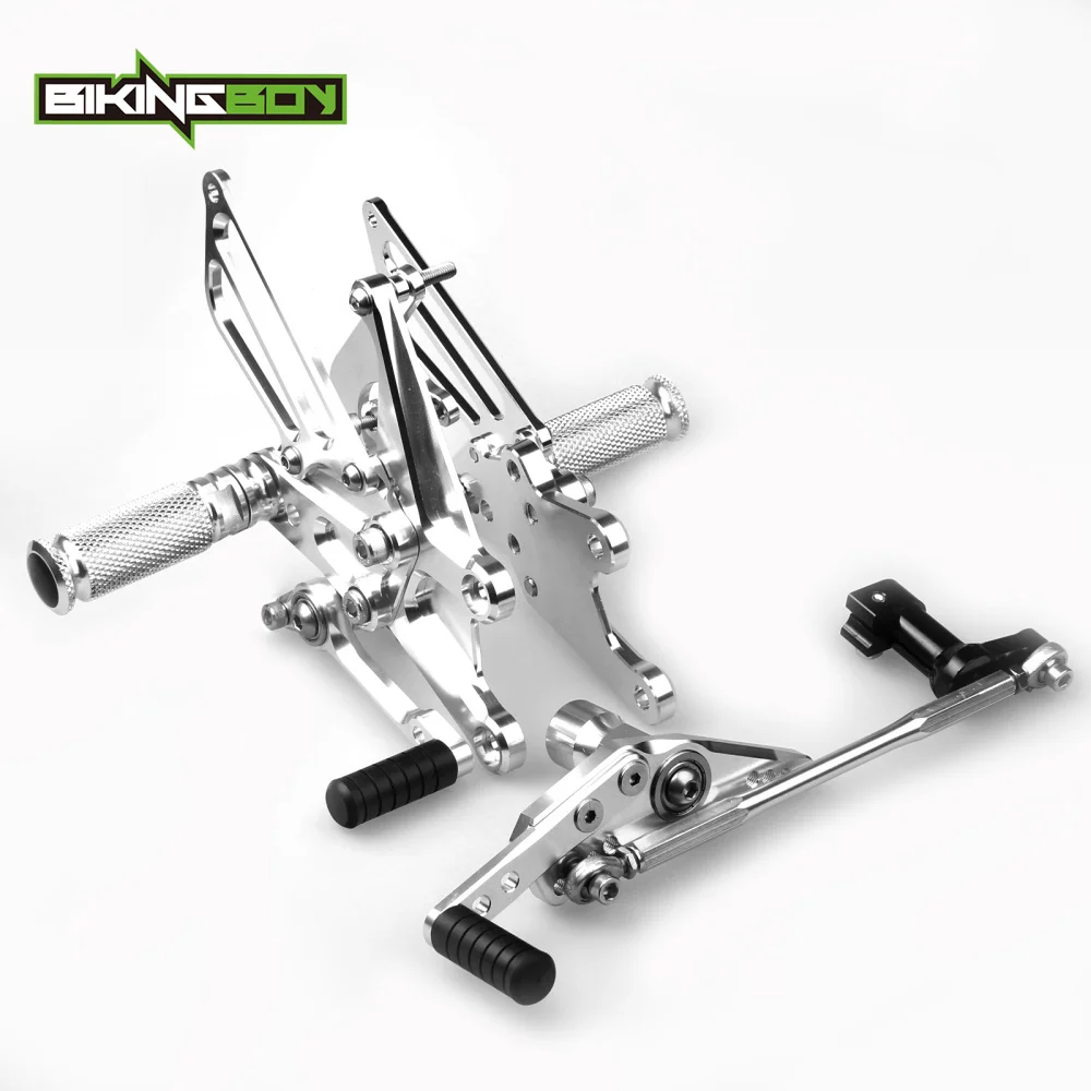 BIKINGBOY Регулируемый Новый ЧПУ Rearsets подножки подставки для ног Сзади наборы Honda