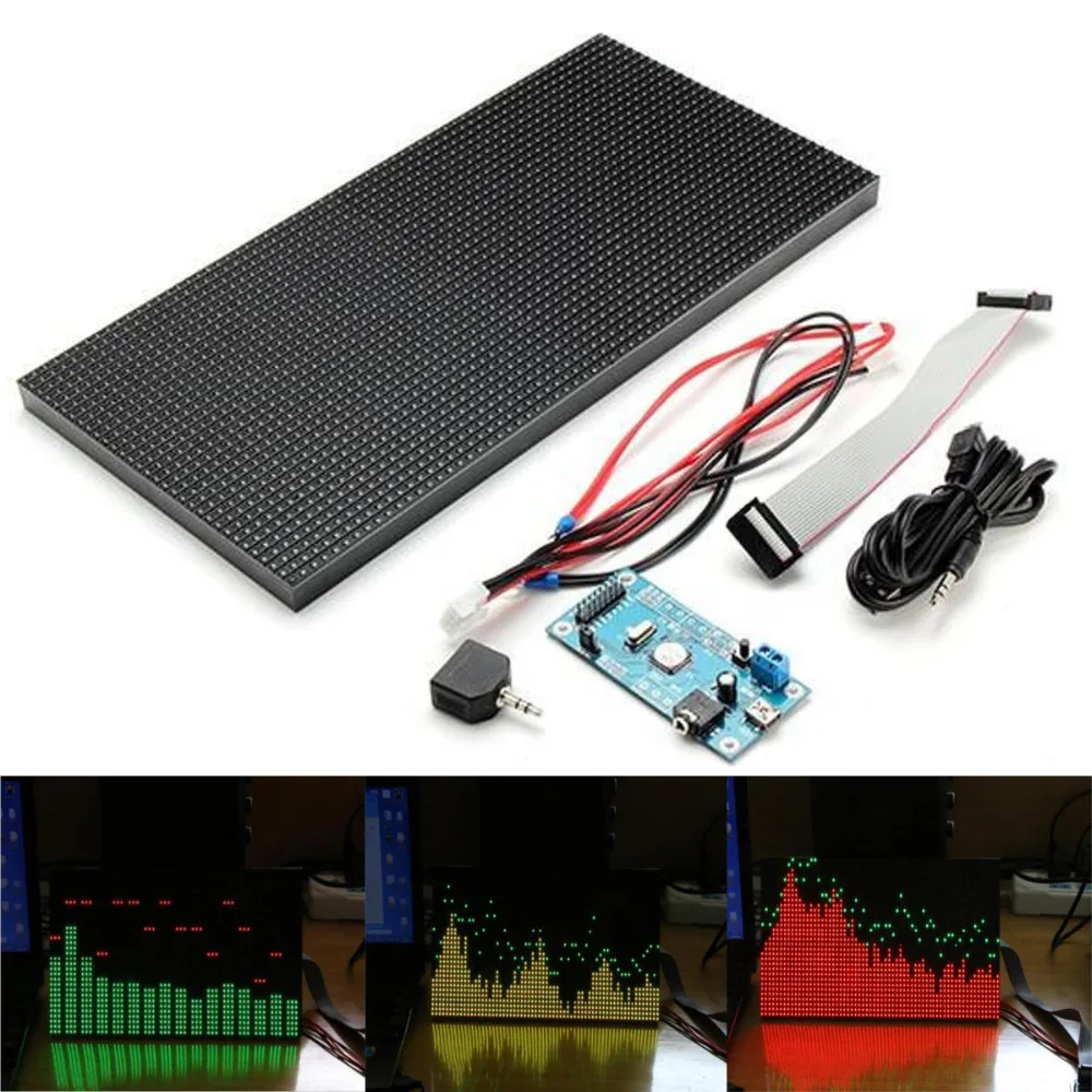 DIY 6 режимов отображения V3 музыкальный спектральный дисплей светодиодный аудио