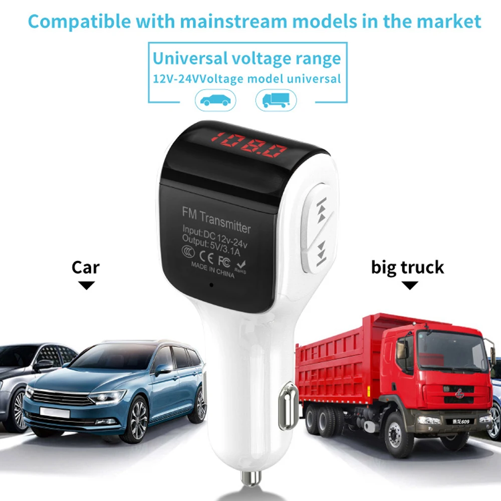 Автомобильный MP3 плеер беспроводной fm передатчик модулятор ЖК дисплей Bluetooth