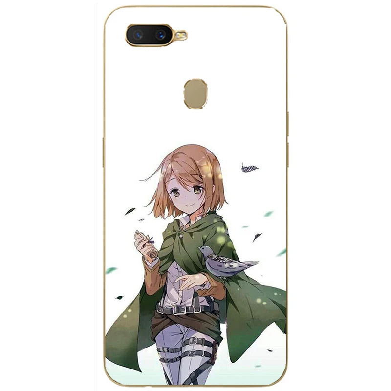 Чехол с рисунком из мультфильма атака на Титанов для Oppo Realme C1 C2 C3 U1 2 3 5 5i 5s 6 6i X XT X2 X50