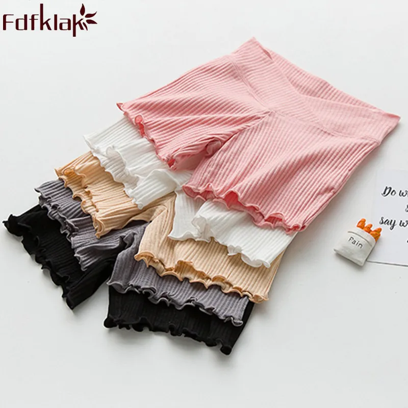 Fdfklak Summer New Cotton Maternity Leggings For Pregnant Clothes Maternity Pants Black/White 5 Styles Pregnancy Pants F363