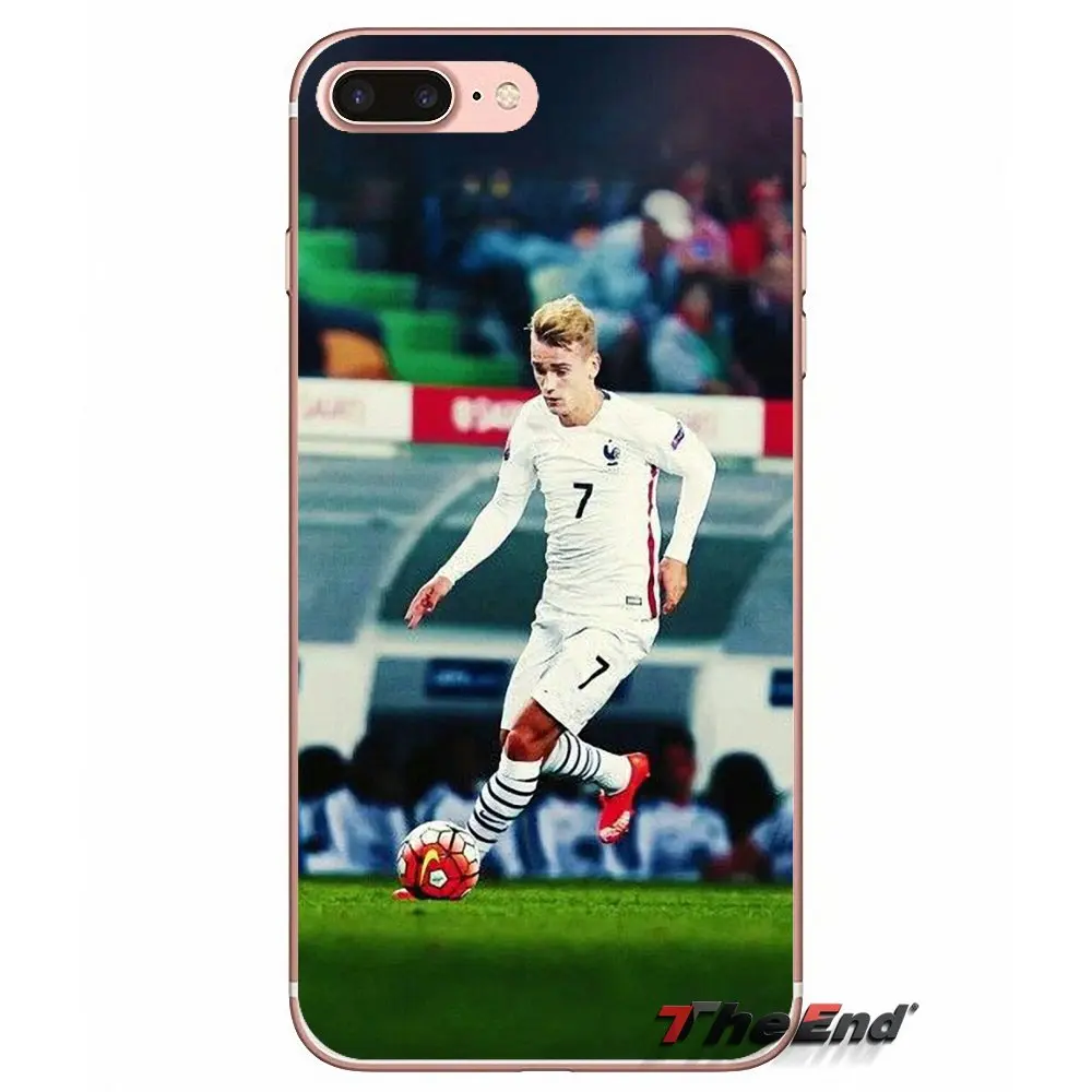 Антуан Гризманн Франция футбол мягкий чехол для Apple iPhone X 4 4S 5 5S SE 5C 6 6S 7 8 Plus 6Plus 7plus