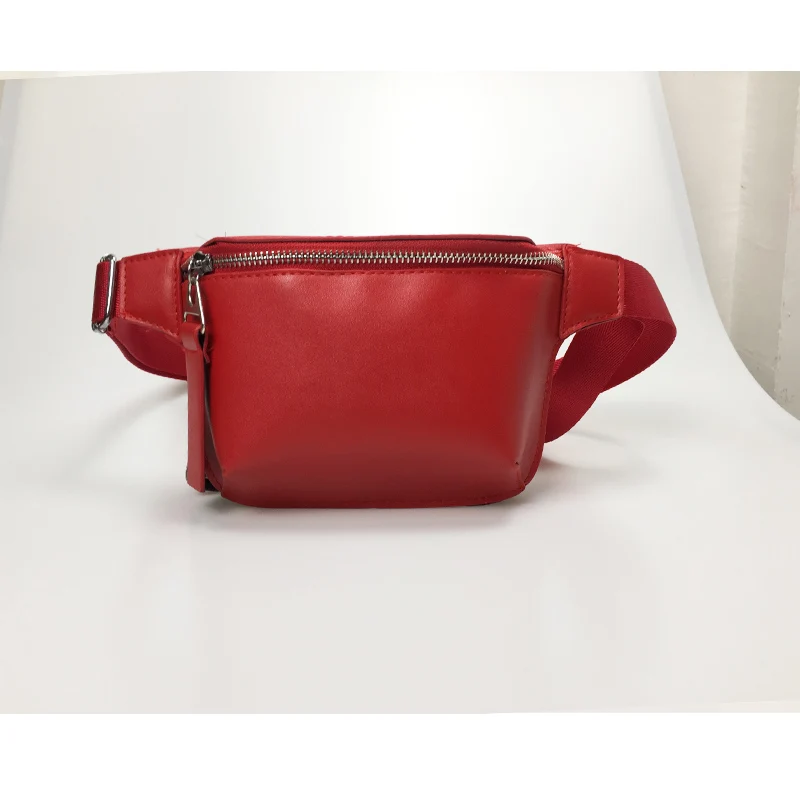 Red waist bag Черная поясная сумка из искусственной кожи, женская дизайнерская поясная сумка, модная поясная сумка, женская сумка для мобильного телефона, нагрудные сумки, рюкзак на плечо 82 - Цвет: Red waist bag