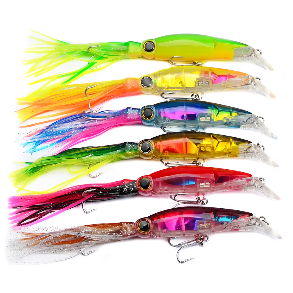 1 шт. рыболовная приманка 14 см 40 г|baits tackle|squid skirtslure bait |