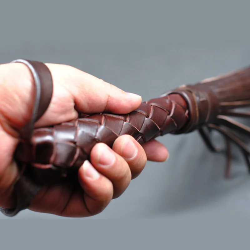 100 см ручной работы плетеный лошадь Древний китайский кнуты Flogger для гонок пояса