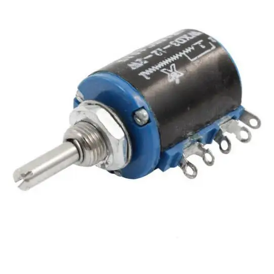 WXD3 12 1K Ohm 2W Вращающийся многооборотный конический потенциометр|potentiometer
