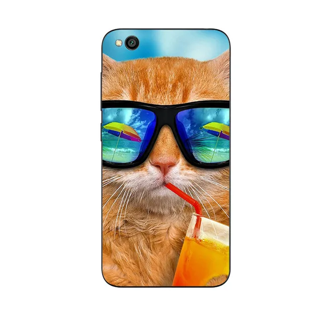 2 Redmi GO Силиконовый чехол для Xiaomi Redmi GO с рисунком из мультфильма, задняя крышка из ТПУ, чехол для телефона Xiaomi Redmi GO, мягкий прозрачный бампер Redmi Go 5,0'' - Цвет: 2 Redmi GO