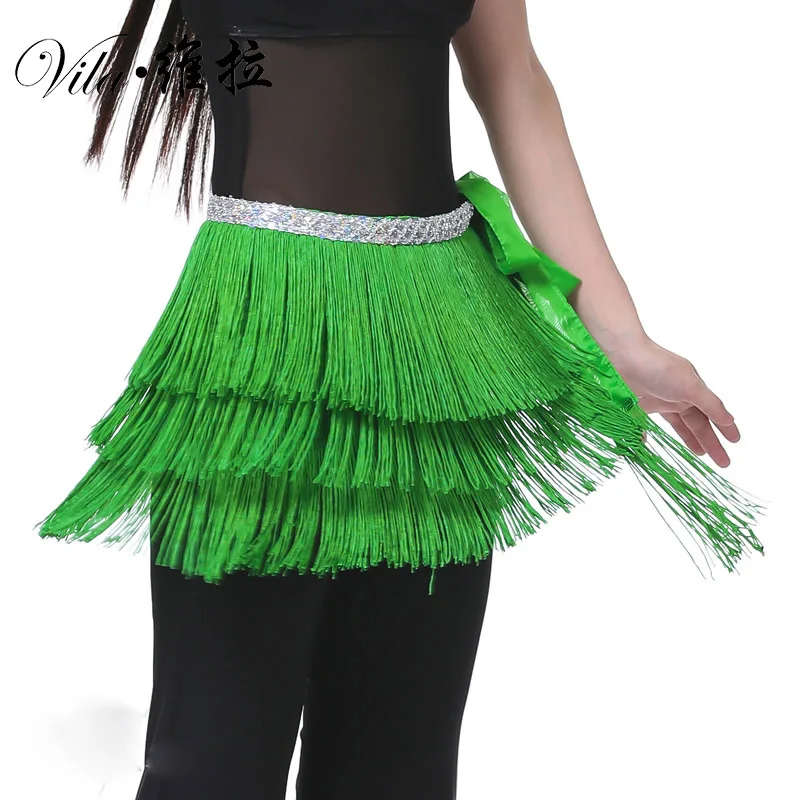 Cheap Belly Dance Clothes Accessories Stretchy Long Tassel Belt Hand Crochet Hip Scarf Coin | Тематическая одежда и